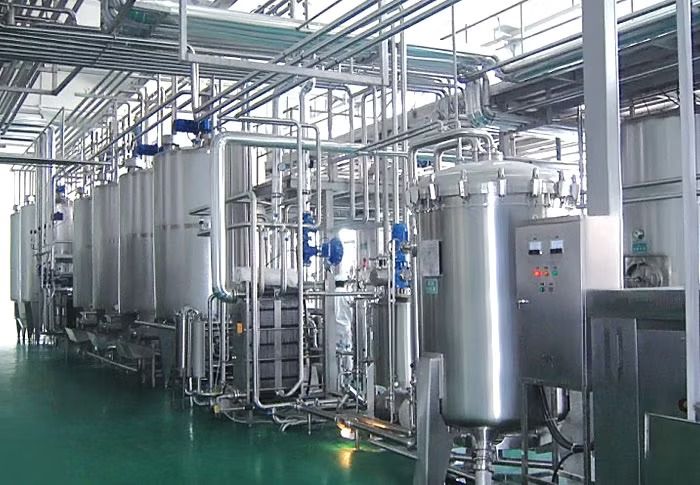Milk processing plant